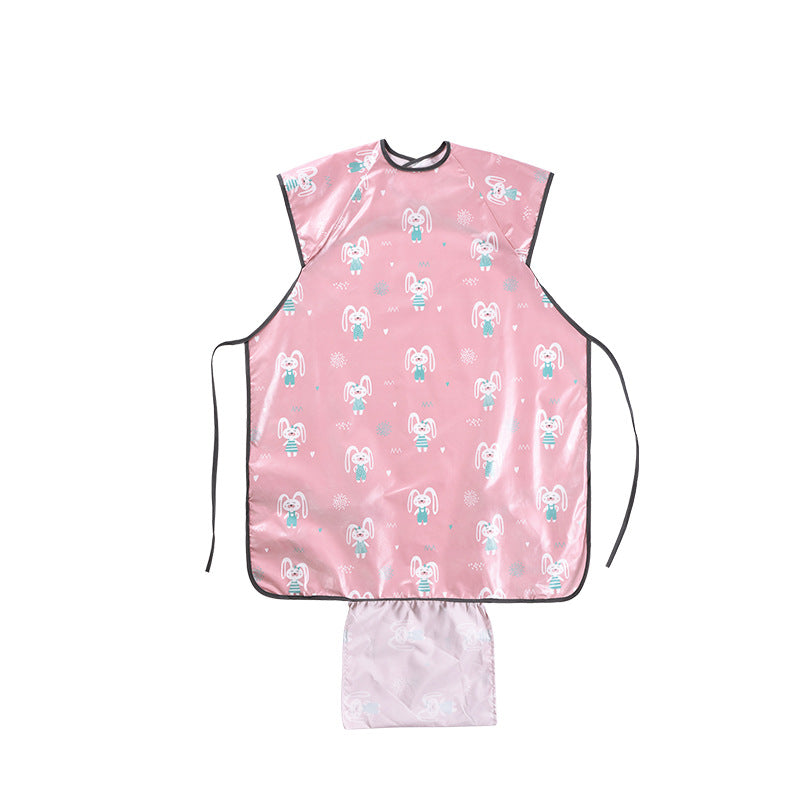 All-In-One Sleeveless Feeding Bib with Tray – Mess-Free Mealtime Magic