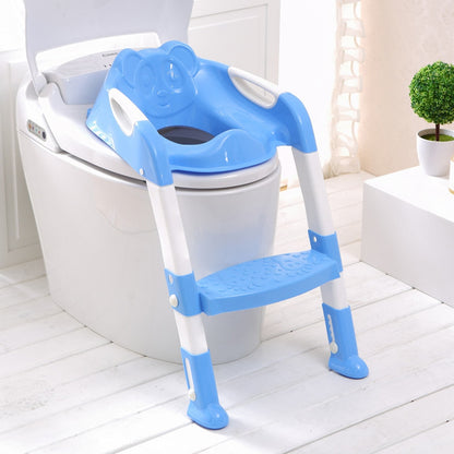 Baby Child Potty Toilet Trainer With Step & Handles