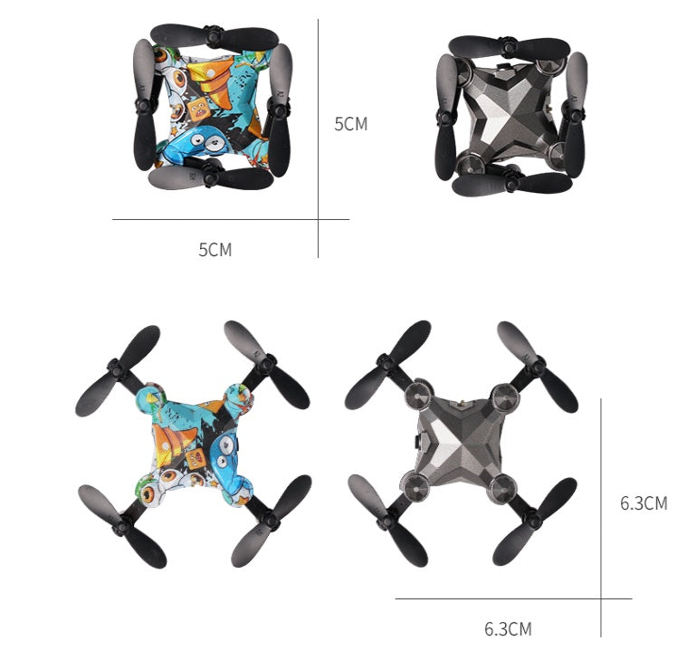 Mini Suitcase Drone – Portable Foldable RC Drone With HD Aerial Photography (480P / 720P)