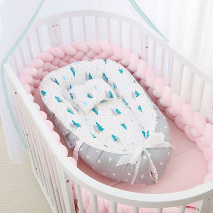 Foldable Removable And Washable Portable Anti-pressure Baby Bed In Bed Bionic Off