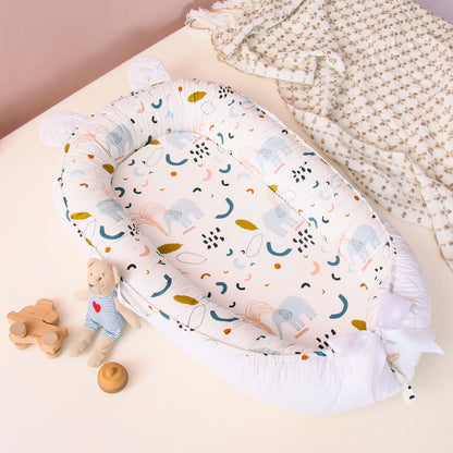 Fashionable Portable Removable And Washable Baby Bed Can Be Folded Out
