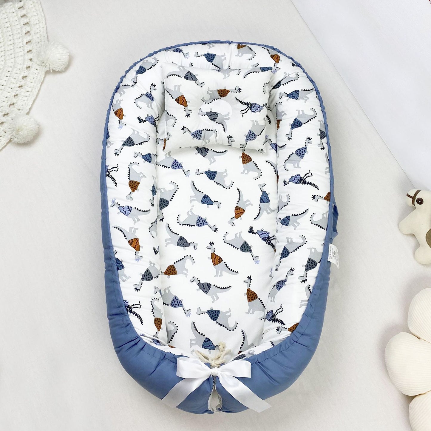 Pure Cotton Baby Nest Bed Portable Newborn Baby Bed In Bed Bb