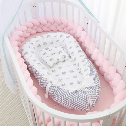 Foldable Removable And Washable Portable Anti-pressure Baby Bed In Bed Bionic Off