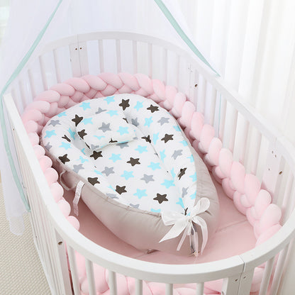 Foldable Removable And Washable Portable Anti-pressure Baby Bed In Bed Bionic Off