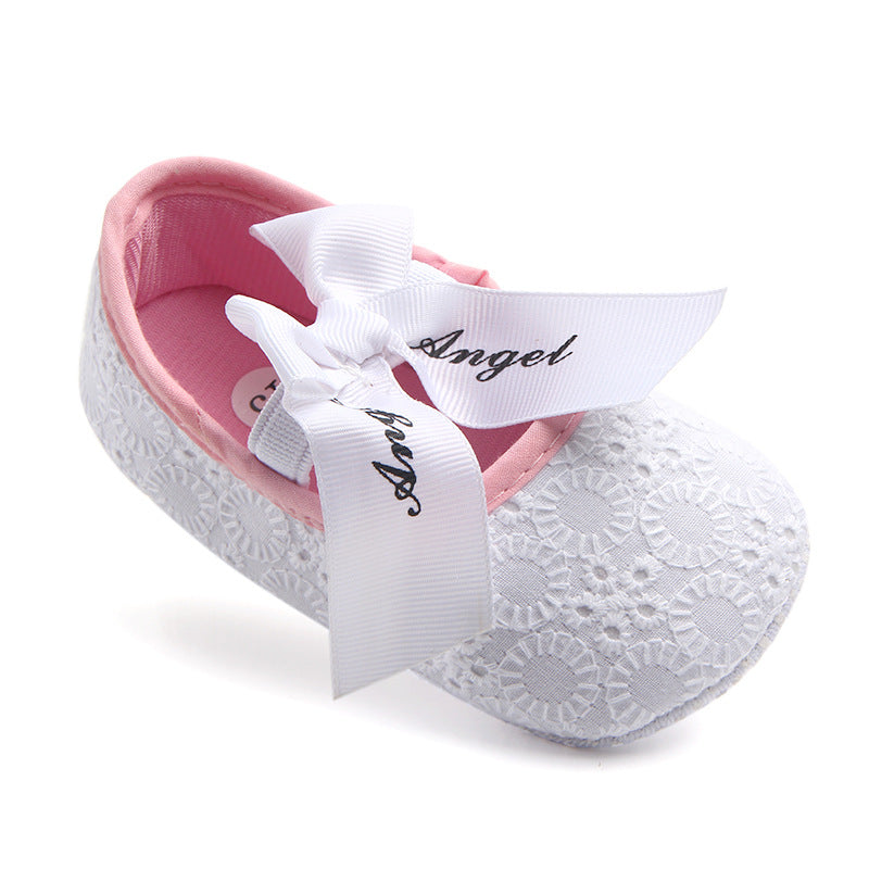 Baby Princess Bow Shoes – Soft, Stylish & Perfect for Tiny Toes