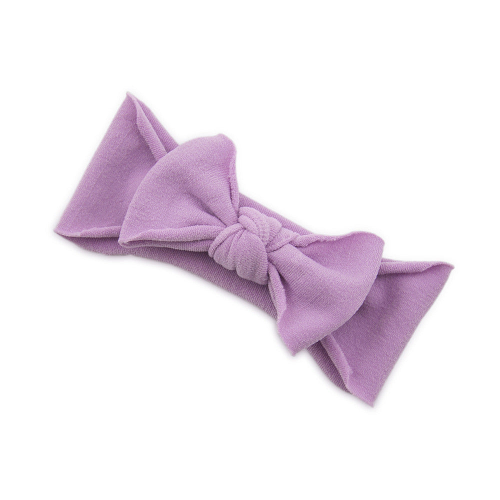 Baby Knotted Bow Headband (Solid Colour)