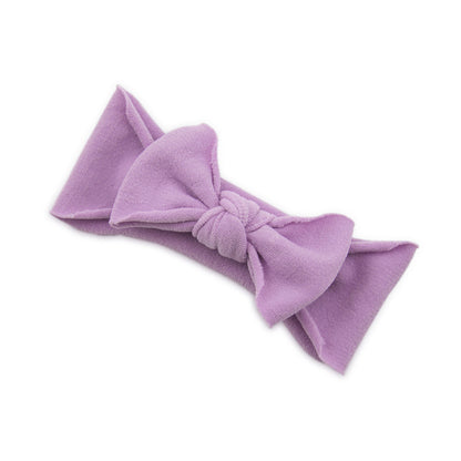 Baby Knotted Bow Headband (Solid Colour)