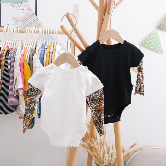 BabyBlush Long Sleeve Summer Wrap Onesie