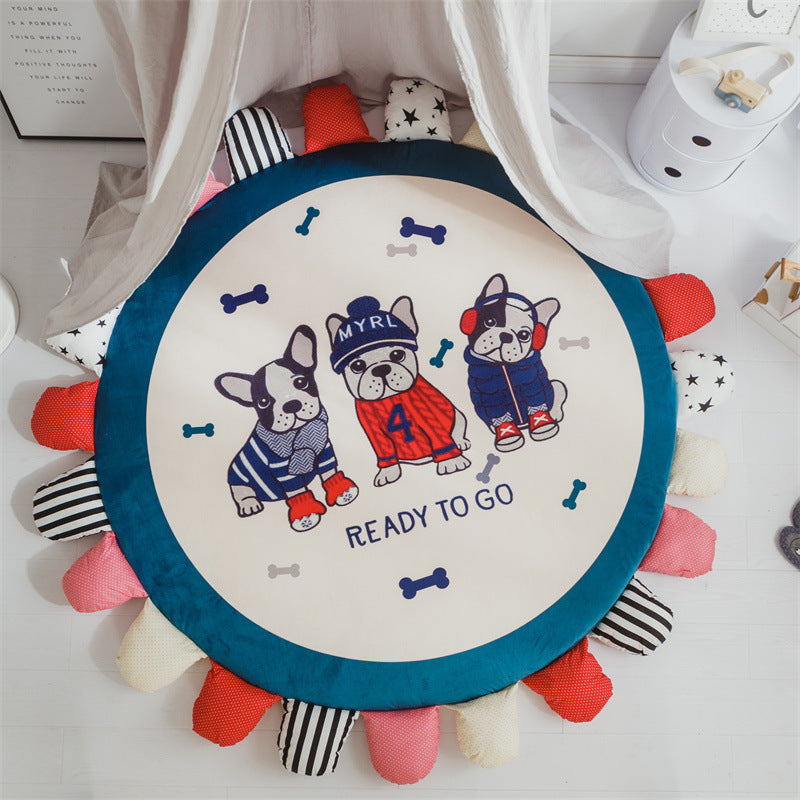 Cartoon Crawling Pad Household Bedroom Bed Pad Baby Can Be Disassembled And Washed