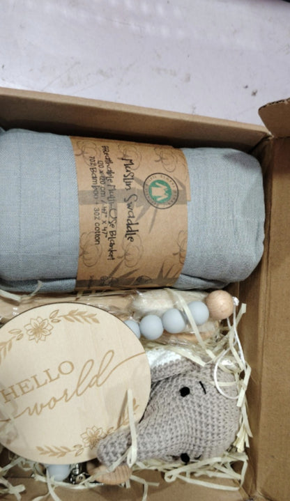 Baby Teething Toys Gift Set – Soothing, Stylish & Perfect for Newborns