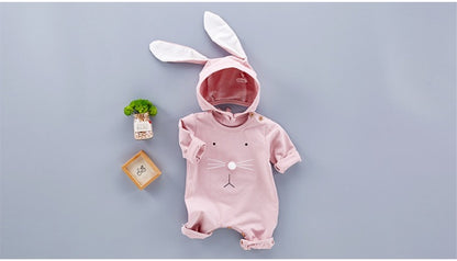 Baby Long Sleeve Cotton Flannel Romper (Unisex)