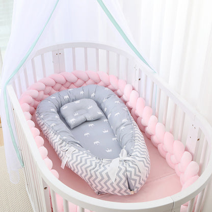 Foldable Removable And Washable Portable Anti-pressure Baby Bed In Bed Bionic Off
