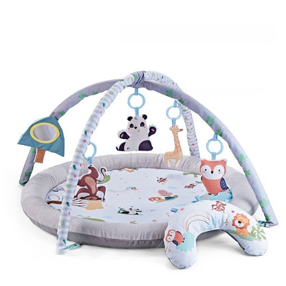 BabyBlush Deluxe Fence Game Mat – Soft Play Gym & In-Bed Activity Nest