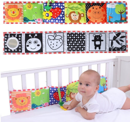 Multifunctional Baby Crib & Stroller Activity Wrap – Soft, Sensory & Developmental Fun