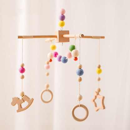 Handmade Plush Cloud Baby Crib Mobile – Soft, Colourful & Soothing Nursery Decor