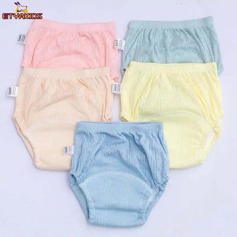 Baby Shorts Solid Color Washable Underwear