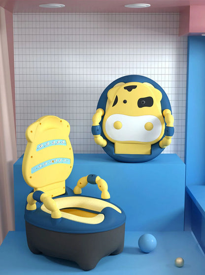 1-6 Years Old Children's Pot Cute Baby Toilet Seat Easy to Clean Baby Potty Portable Stool Boys And Girls Safe Trainer Seat WC