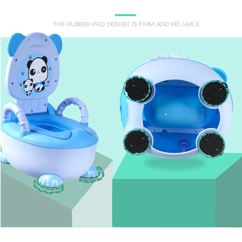1-6 Years Old Children's Pot Cute Baby Toilet Seat Easy to Clean Baby Potty Portable Stool Boys And Girls Safe Trainer Seat WC
