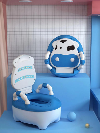 1-6 Years Old Children's Pot Cute Baby Toilet Seat Easy to Clean Baby Potty Portable Stool Boys And Girls Safe Trainer Seat WC