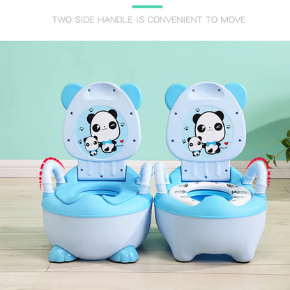 1-6 Years Old Children's Pot Cute Baby Toilet Seat Easy to Clean Baby Potty Portable Stool Boys And Girls Safe Trainer Seat WC