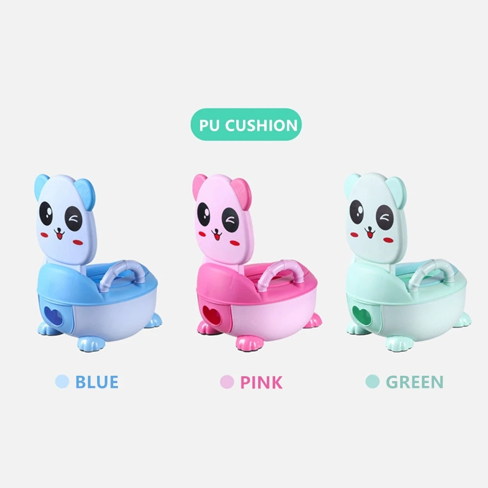 1-6 Years Old Children's Pot Cute Baby Toilet Seat Easy to Clean Baby Potty Portable Stool Boys And Girls Safe Trainer Seat WC