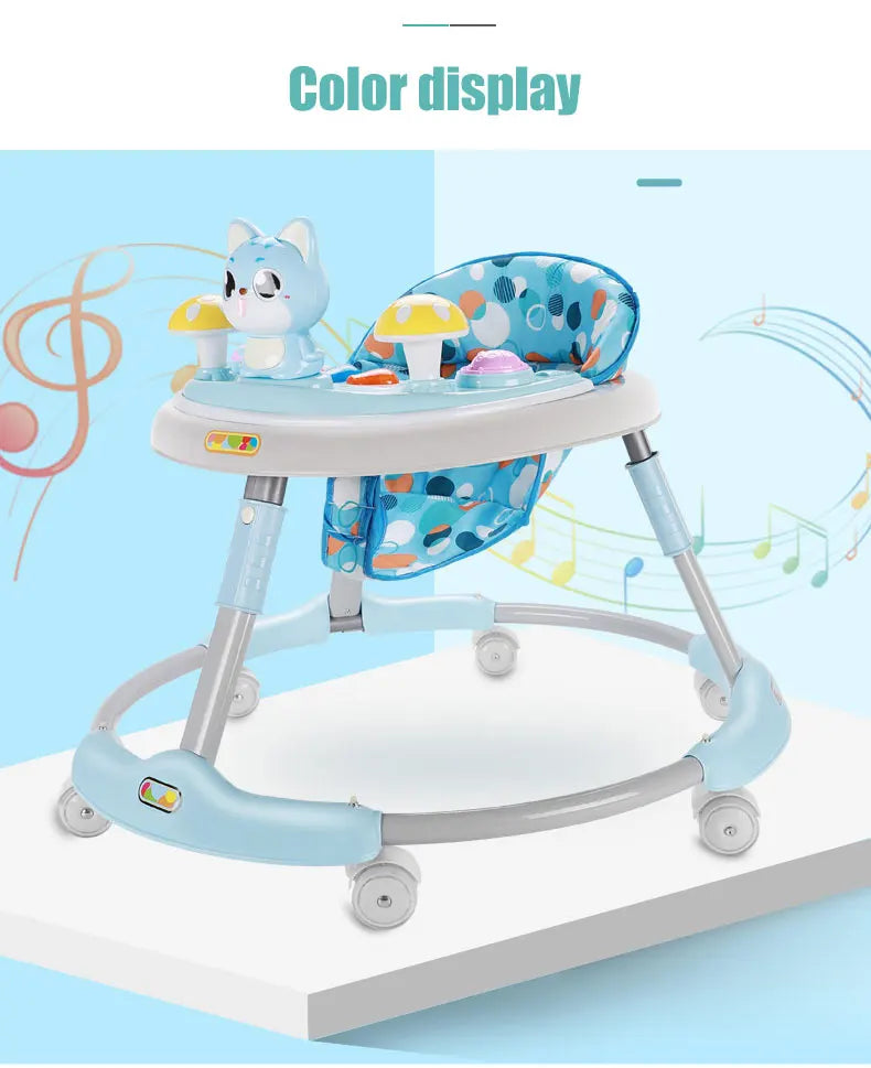 LazyChild Baby Walker Walkers for kids With Wheels Andador Car Toddler Walker for Kids Learning Baby Wallker Music Balance