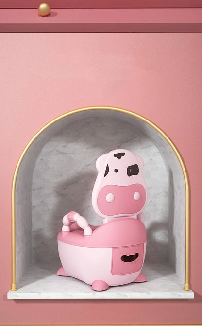 1-6 Years Old Children's Pot Cute Baby Toilet Seat Easy to Clean Baby Potty Portable Stool Boys And Girls Safe Trainer Seat WC