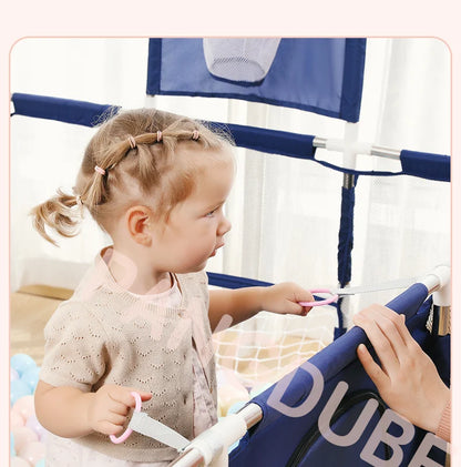 PANGDUBE Baby Playpen for Children Play Area Baby Playground 6 Month~6 Years Old Kids Ball Pit Playpen Indoor Baby Safety Fence