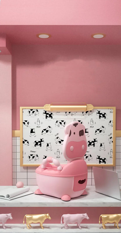 1-6 Years Old Children's Pot Cute Baby Toilet Seat Easy to Clean Baby Potty Portable Stool Boys And Girls Safe Trainer Seat WC