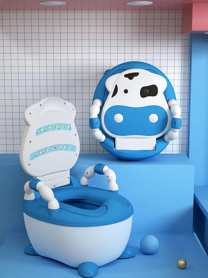1-6 Years Old Children's Pot Cute Baby Toilet Seat Easy to Clean Baby Potty Portable Stool Boys And Girls Safe Trainer Seat WC