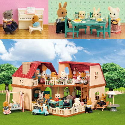 Forest Family Dream Dollhouse Villa – 3-Storey Playset
