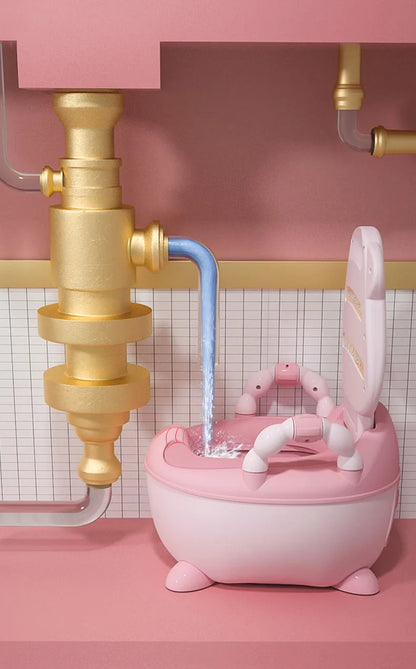 1-6 Years Old Children's Pot Cute Baby Toilet Seat Easy to Clean Baby Potty Portable Stool Boys And Girls Safe Trainer Seat WC