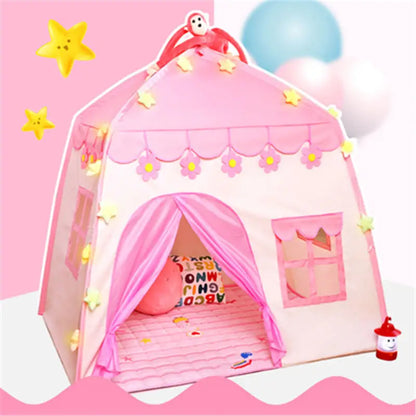 Children's Tent Indoor Outdoor Games Garden Tipi Princess Castle Folding Cubby Toys Tents  Enfant Room House Teepee Playhouse