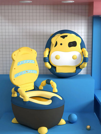 1-6 Years Old Children's Pot Cute Baby Toilet Seat Easy to Clean Baby Potty Portable Stool Boys And Girls Safe Trainer Seat WC
