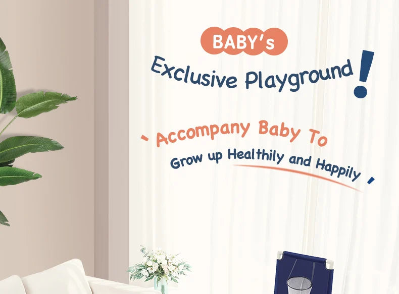 PANGDUBE Baby Playpen for Children Play Area Baby Playground 6 Month~6 Years Old Kids Ball Pit Playpen Indoor Baby Safety Fence