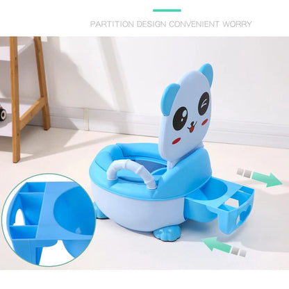 1-6 Years Old Children's Pot Cute Baby Toilet Seat Easy to Clean Baby Potty Portable Stool Boys And Girls Safe Trainer Seat WC