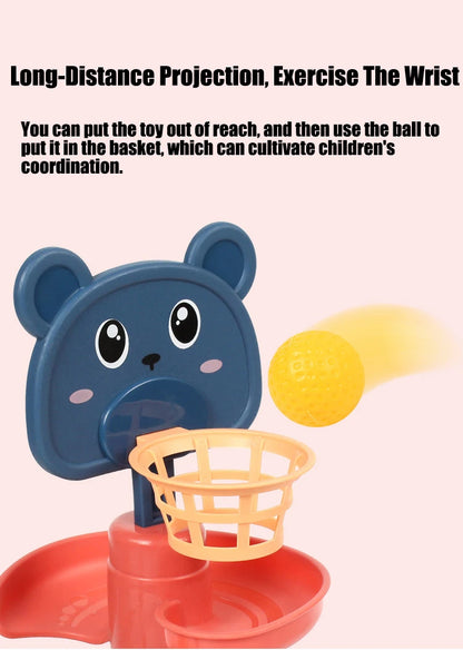 Baby Toys Rolling Ball Pile Tower Early Educational Toy For Babies Rotating Track Educational Baby Gift Stacking Toy ForChildren