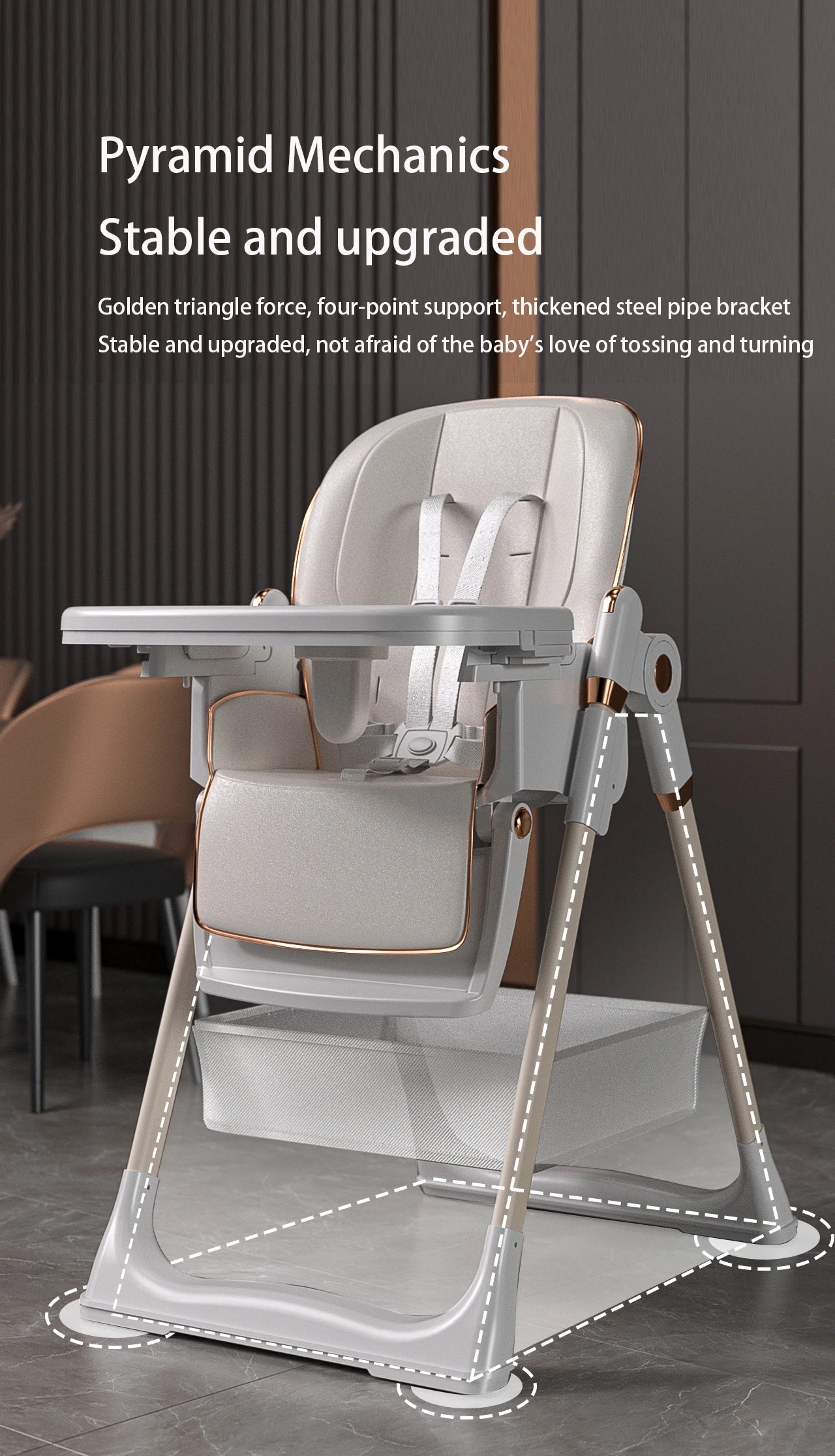 baby feeding chair Baby highchair to eat baby seats Baby Dining Table and Chairs Infant Tables Feeding Baby Feeding Chair with Wheels