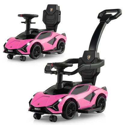 3-in-1 Lamborghini Ride-On Push Car – Grow, Ride & Explore!