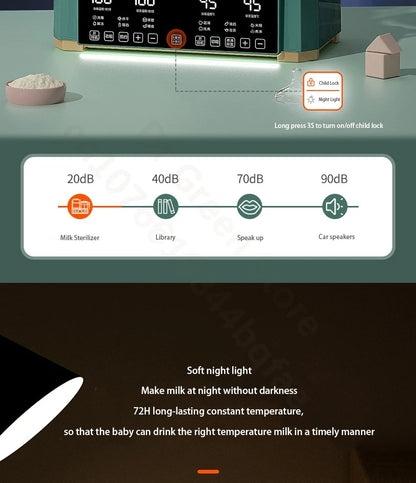 KH-8869 New upgraded professional intelligent constant temperature milk regulator  Baby bottle sterilizer Kettle