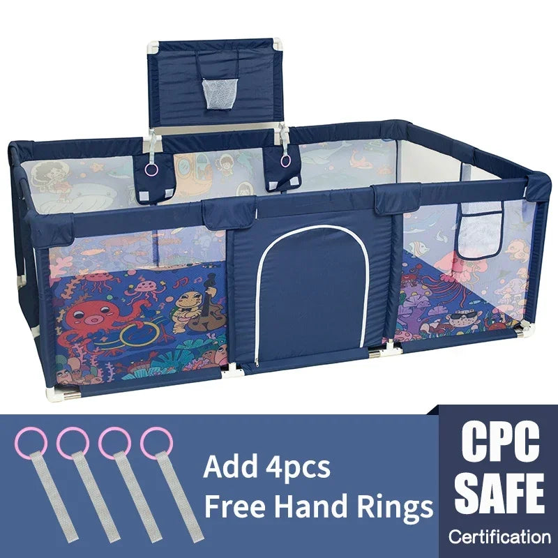 IMBABY Baby Playground Large Baby Playpen Machine Washable Baby Activity Fence Ball Pool Games Playpen for Child Safety Barries