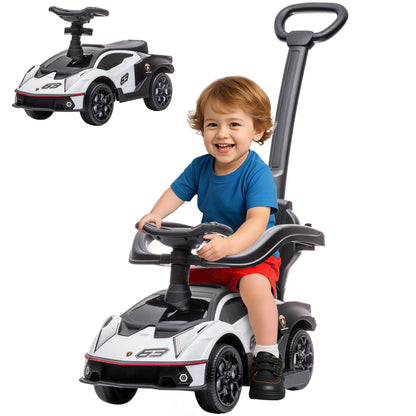 Lamborghini 2-in-1 Toddler Ride-On Push Car