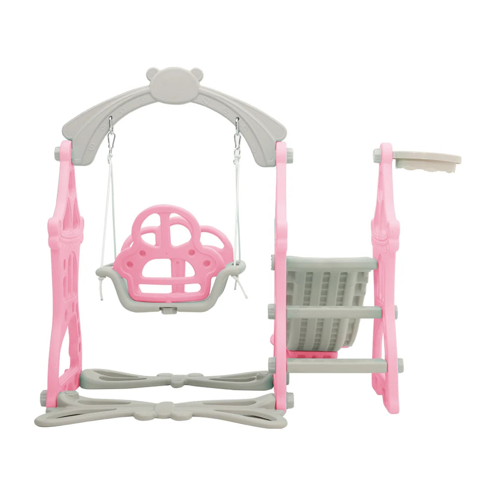 BabyBlush Toddler Swing & Slide Playset
