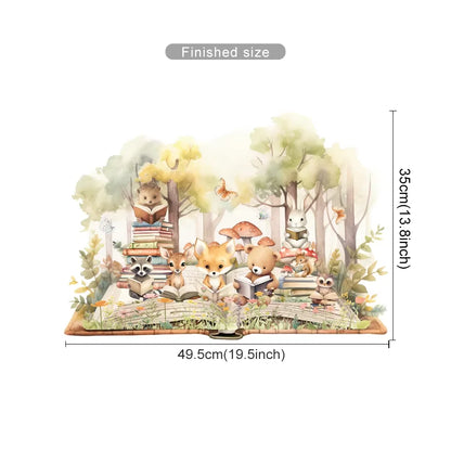 Woodland Learning Friends Wall Stickers
