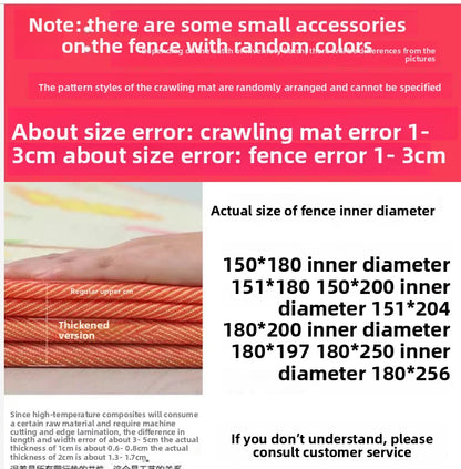 Kids Indoor Safety Playpen Foldable Baby Barrier Slide Swing Fun Activity Center Toddlers Home Use Secure Protective Play Area