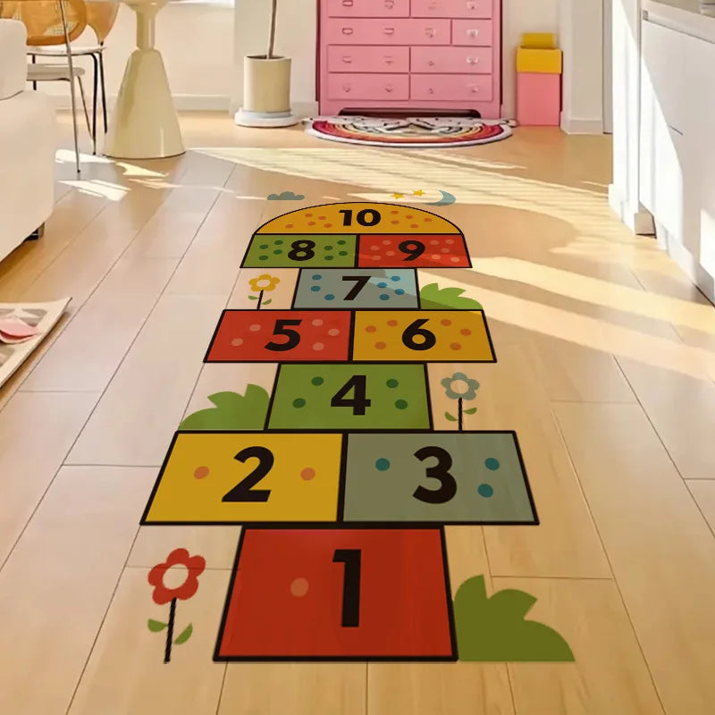 Kids Hopscotch Floor Sticker – Learn, Play & Jump!