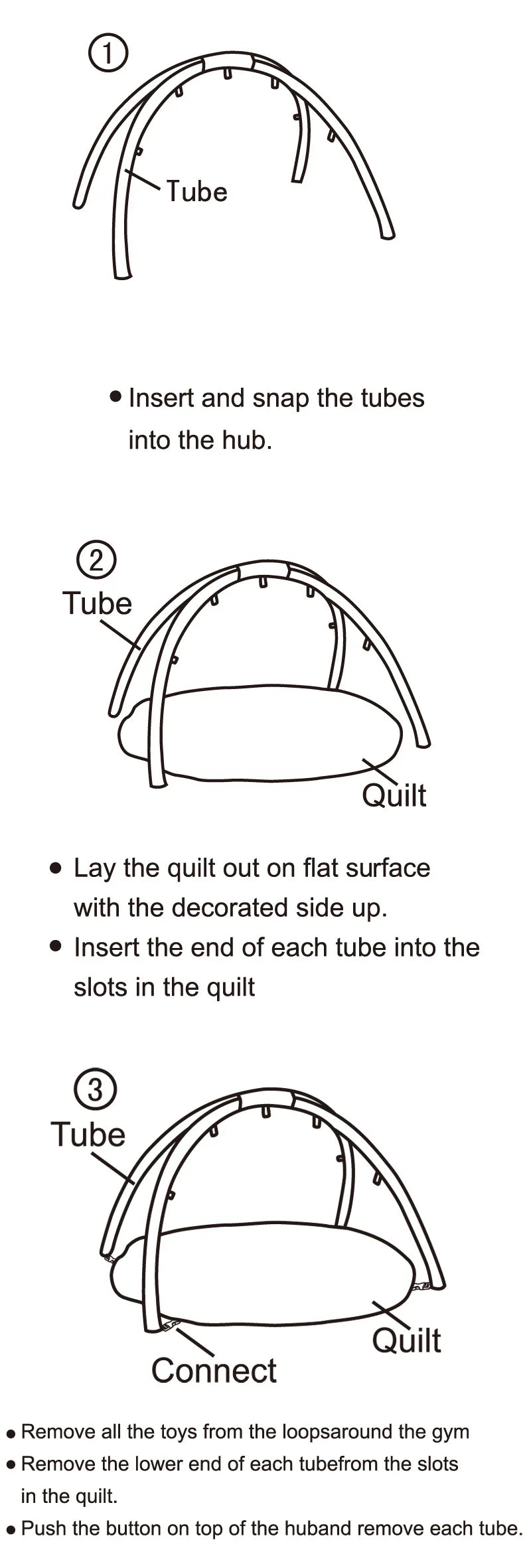 Baby Play Gym Play Mat Tummy Time Fitness Frame Activity Rack with 5 Detachable Toys Newborn Sensory Skill Development Kids Rug