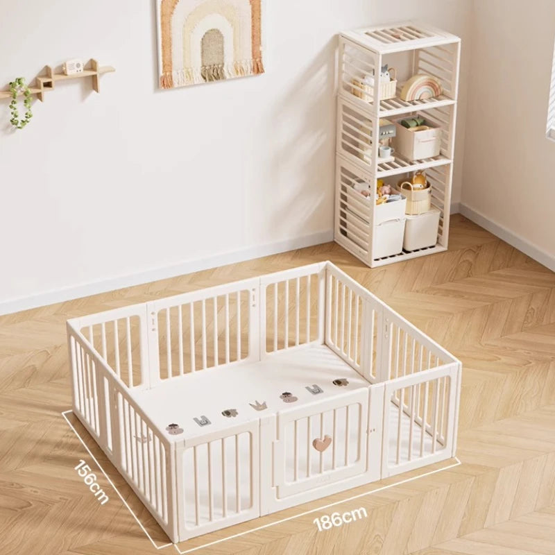 BabyBlush Extra-Large Foldable Baby Playpen (18 Panels)