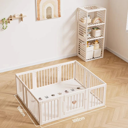 BabyBlush Extra-Large Foldable Baby Playpen (18 Panels)
