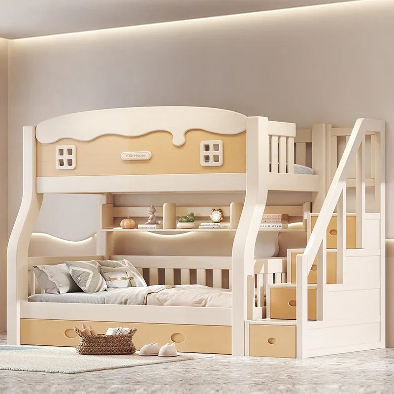 Modern Solid Wood Convertible Toddler Bed